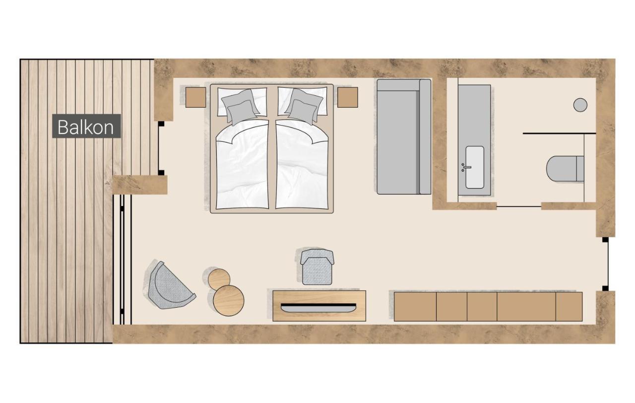 Deluxe Doppelzimmer mit Balkon