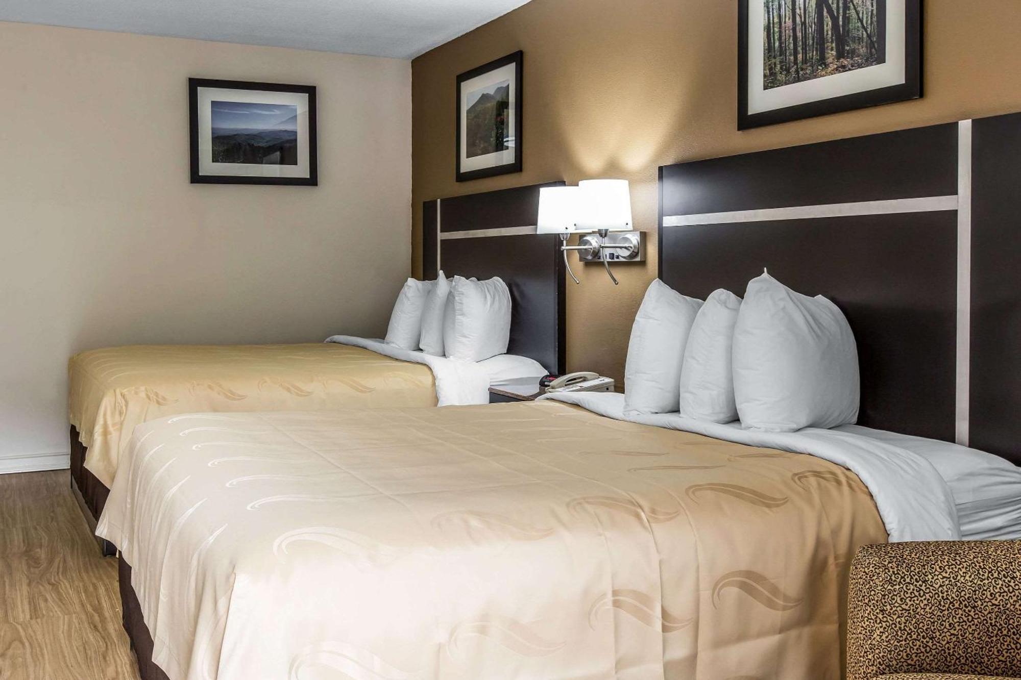Standard Room Two Queen Beds Fireplace Balcony