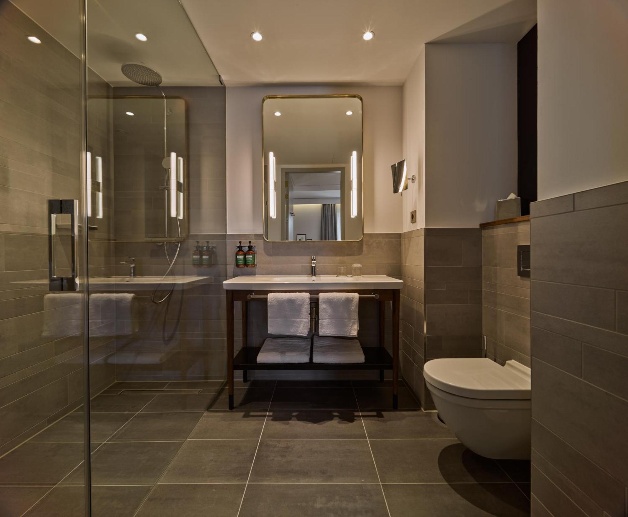 Twin Room Mobility Accessible Roll Shower