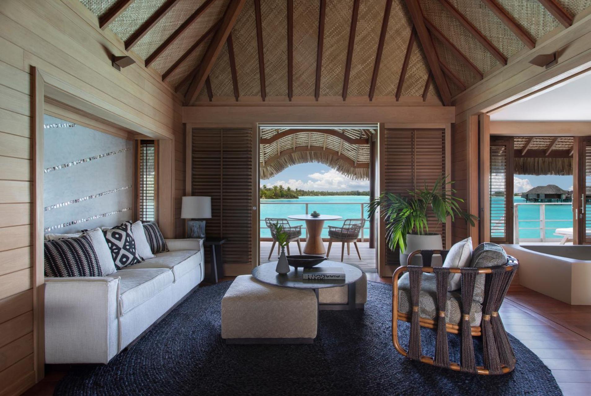 One Bedroom Beach View Over Water Bungalow Suite King Bed