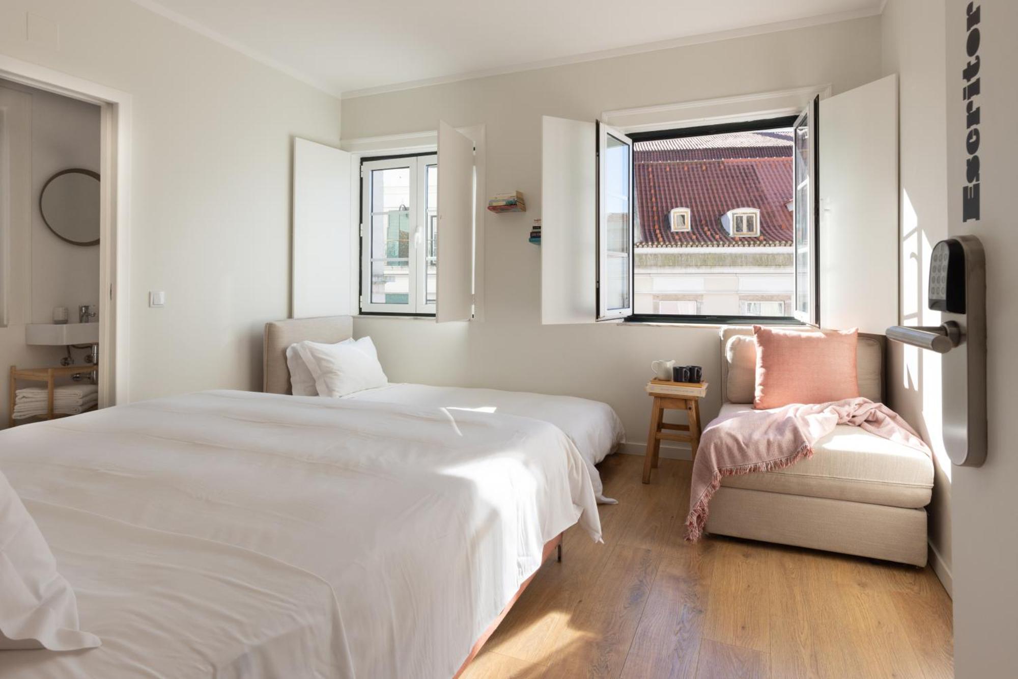 Quarto Triplo com Vista da Cidade