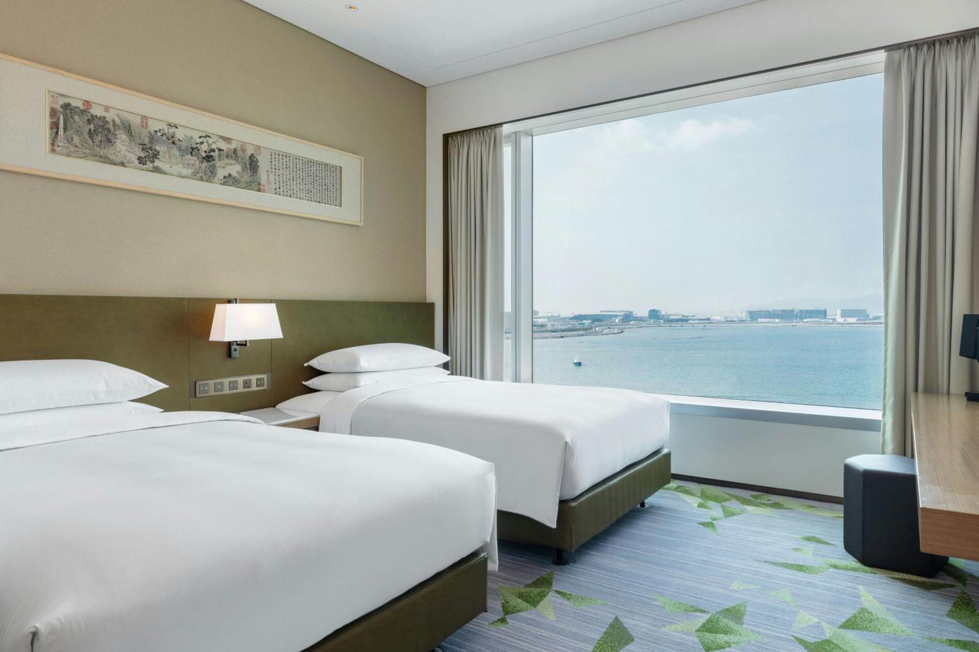 Deluxe Ocean View Two Double Beds Room