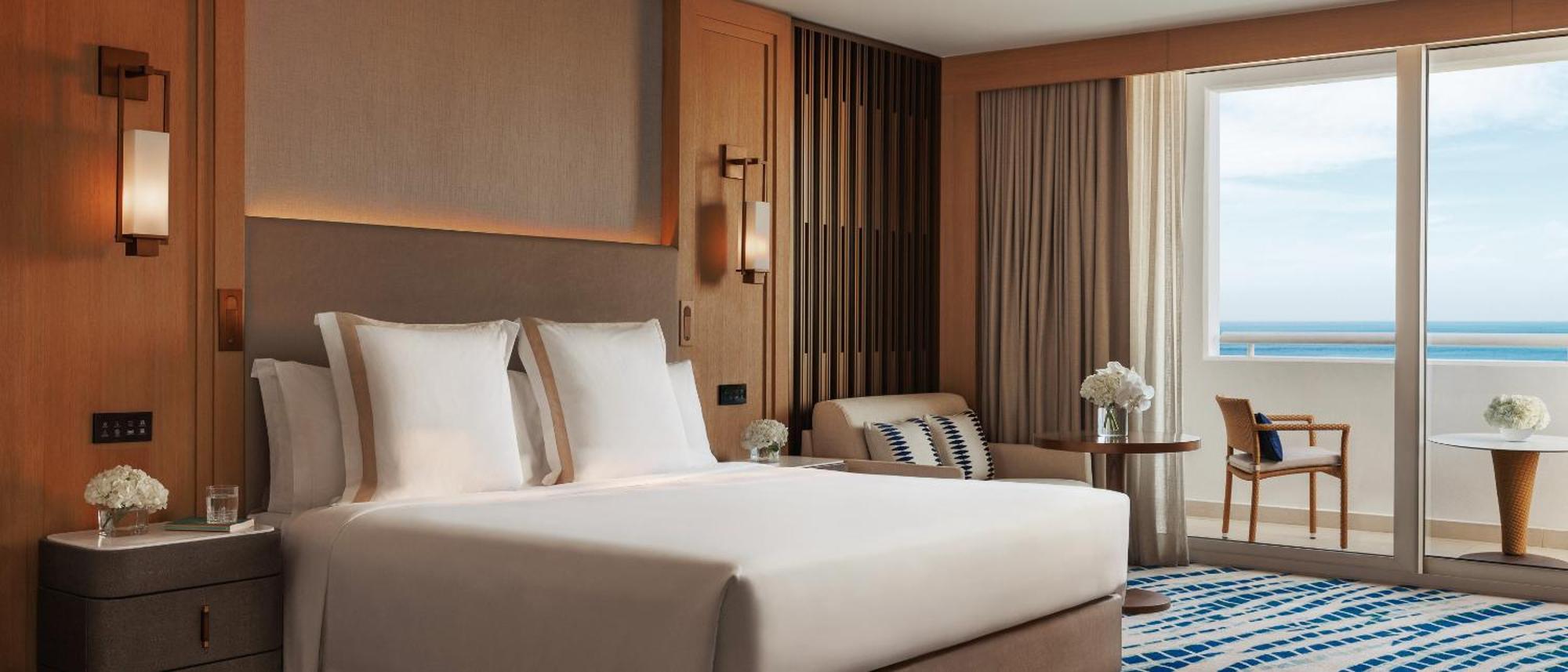 Ocean View Deluxe Room Private Balcony includes kids club access