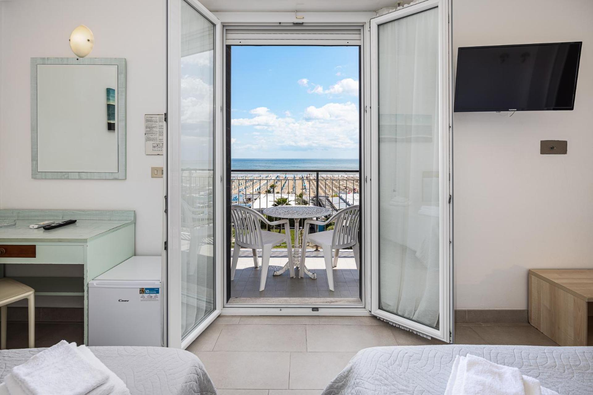 Vierbettzimmer mit Meerblick