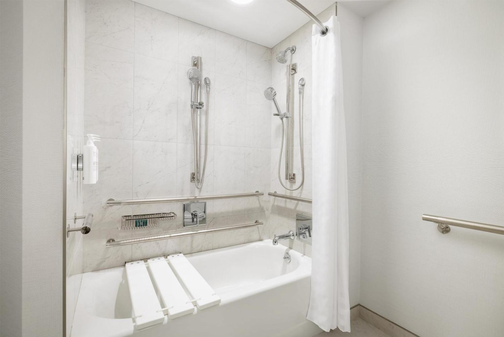 Queen Room with Two Queen Beds and Accessible Tub - Mobility and Hearing Access