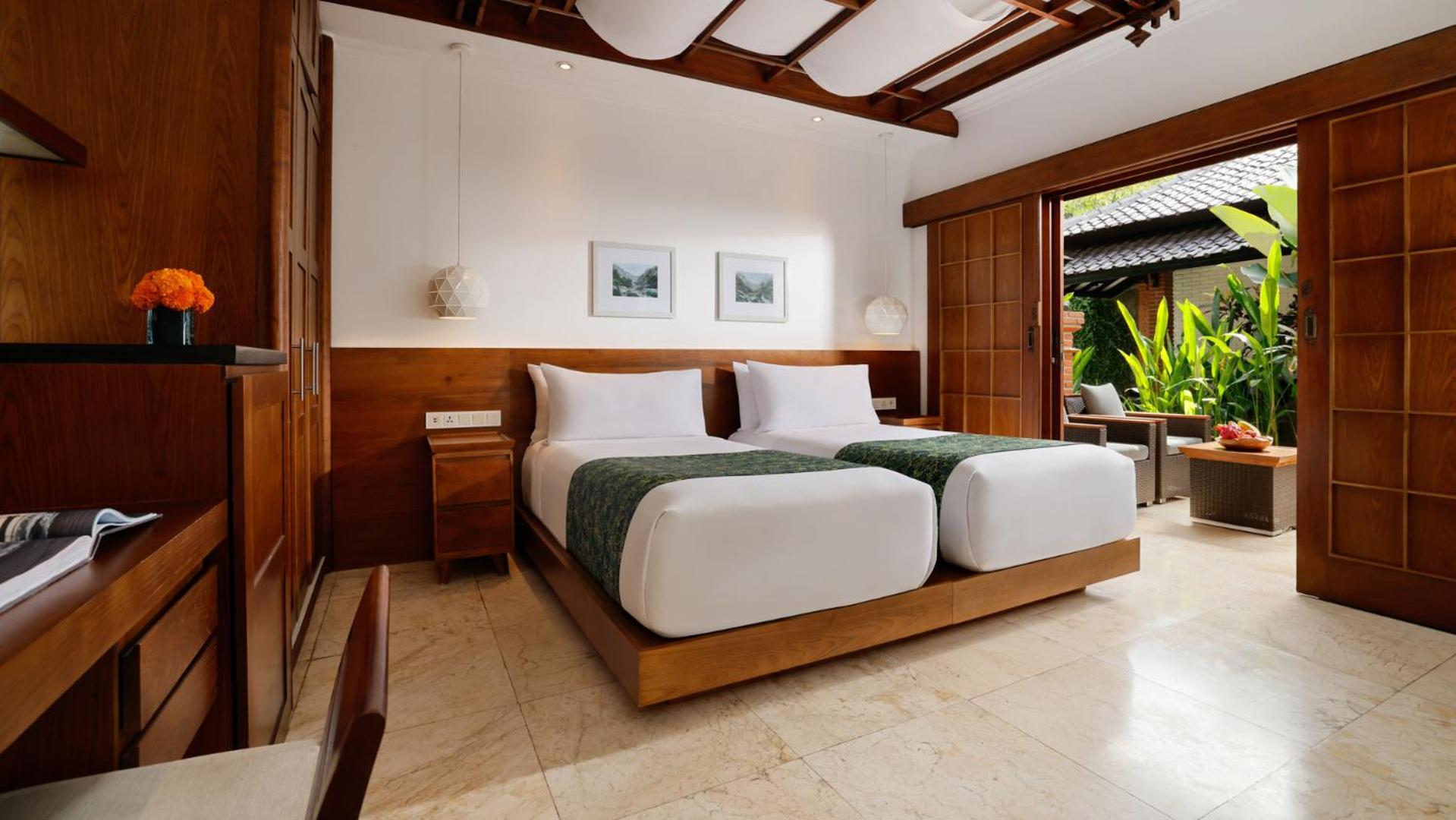 Chambre Double ou Lits Jumeaux Jardin