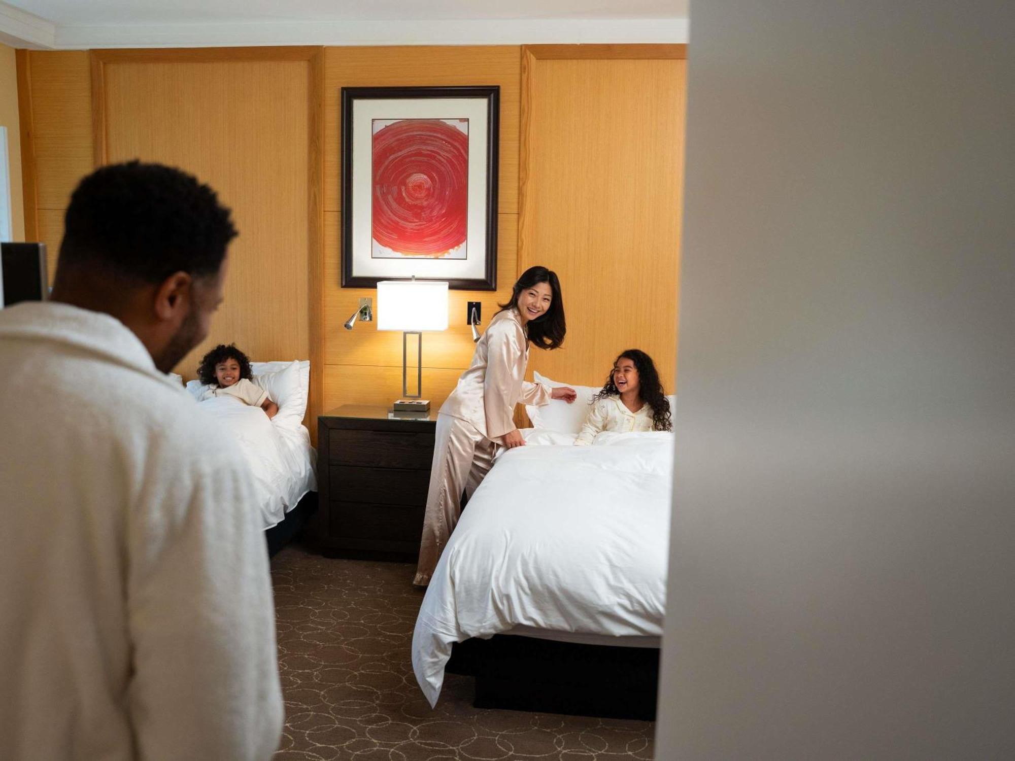 Superior Queen Room with Two Queen Beds and Street View