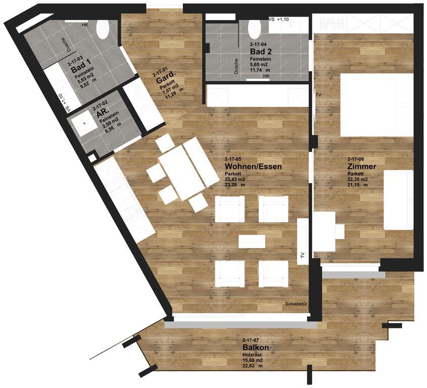 Superior Apartment mit 1 Schlafzimmer