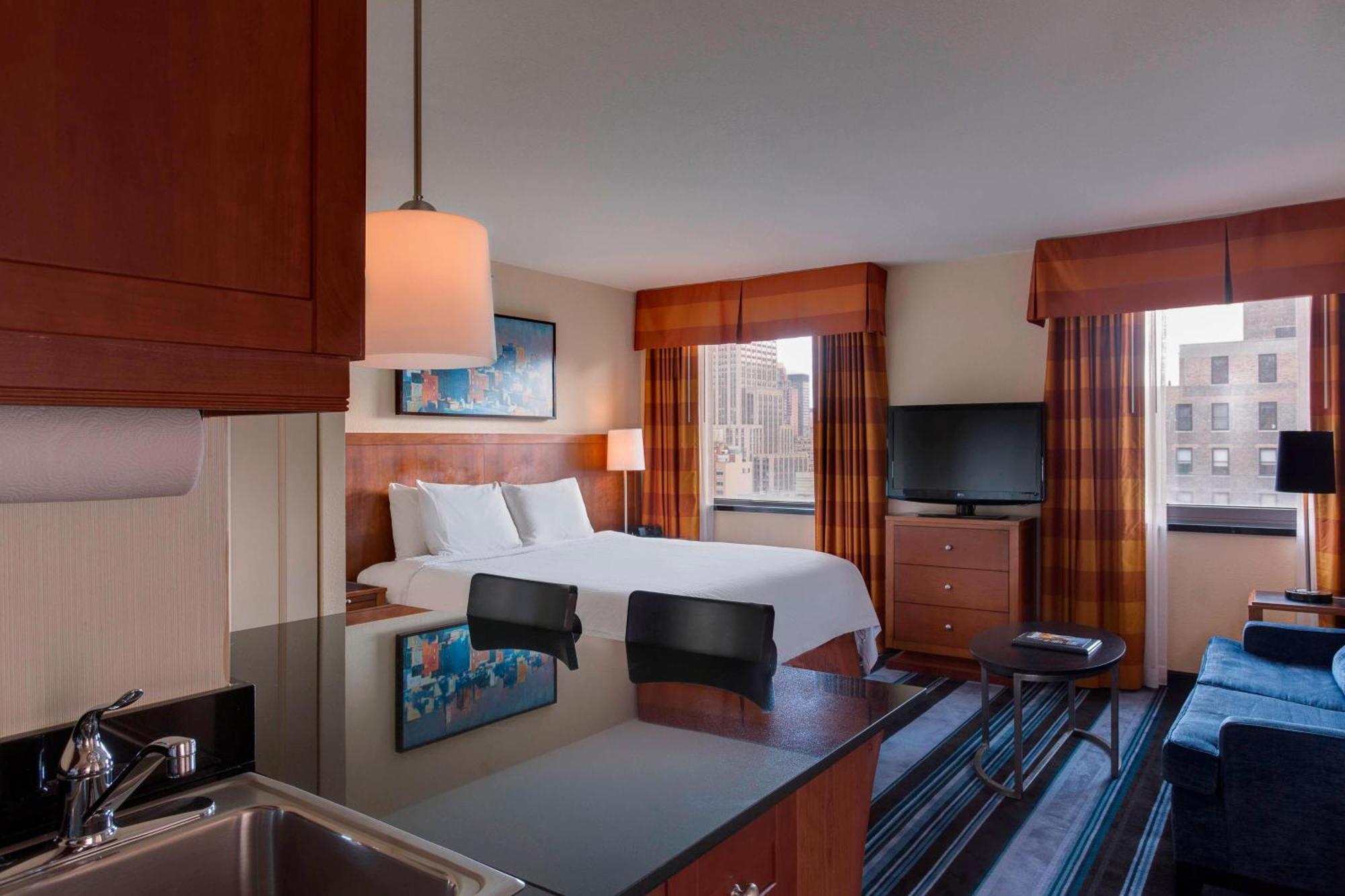 Corner King Studio Sofa Bed City View