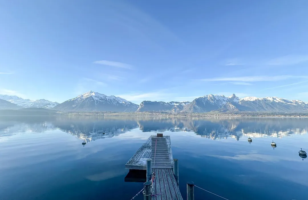 Haus Am See Lakefront Rooms On Lake Thun Self Check-In Digital Reception-1