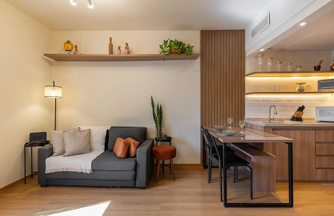 Flat Al Lorena, Jardins com estacionamento grátis, wifi e piscina-1