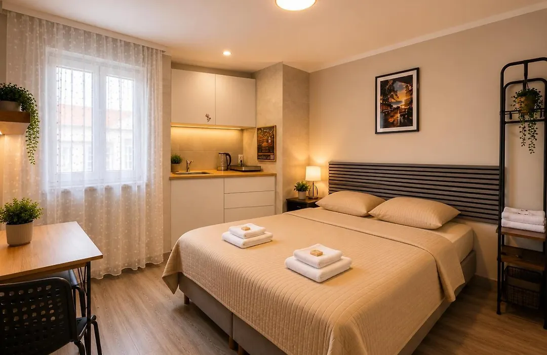 Hotel Modern Living Studio Küche Netflix inklusive Top Lage-1