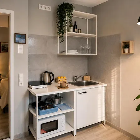 Hotel Modern Living Studio Küche Netflix inklusive Top Lage-2