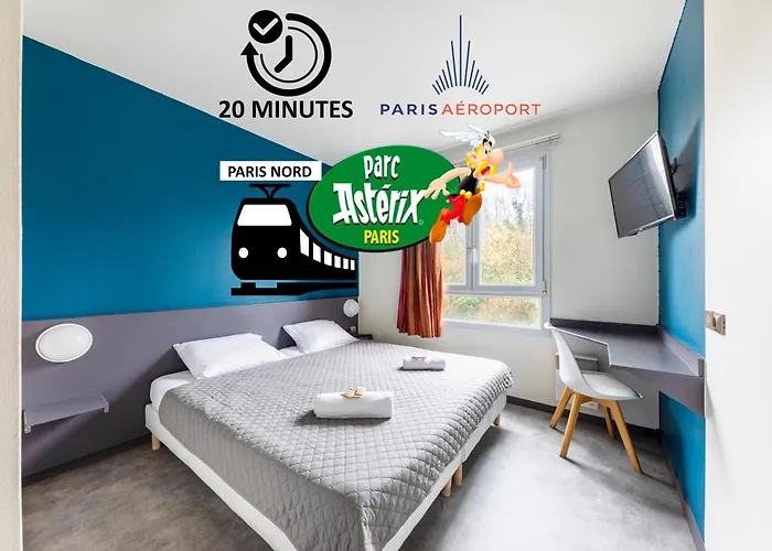 Hôtel La Nonette ASTERIX, CDG AIRPORT&PARIS CENTRE