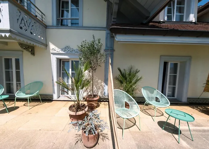 Haus Am See Lakefront Rooms On Lake Thun Self Check-In Digital Reception Oberhofen