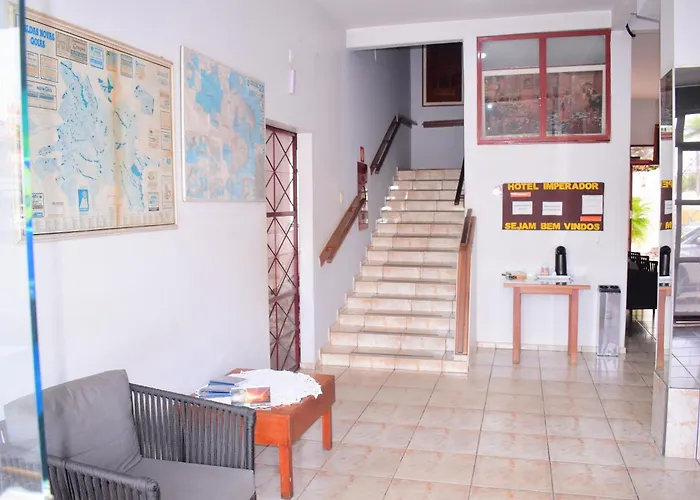 Hotel Imperador Caldas Novas - GO - Facil acesso aos parques aquaticos e polo gastronômico noturno