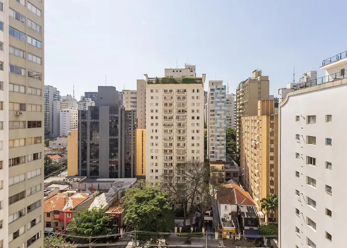 Flat Al Lorena, Jardins com estacionamento grátis, wifi e piscina